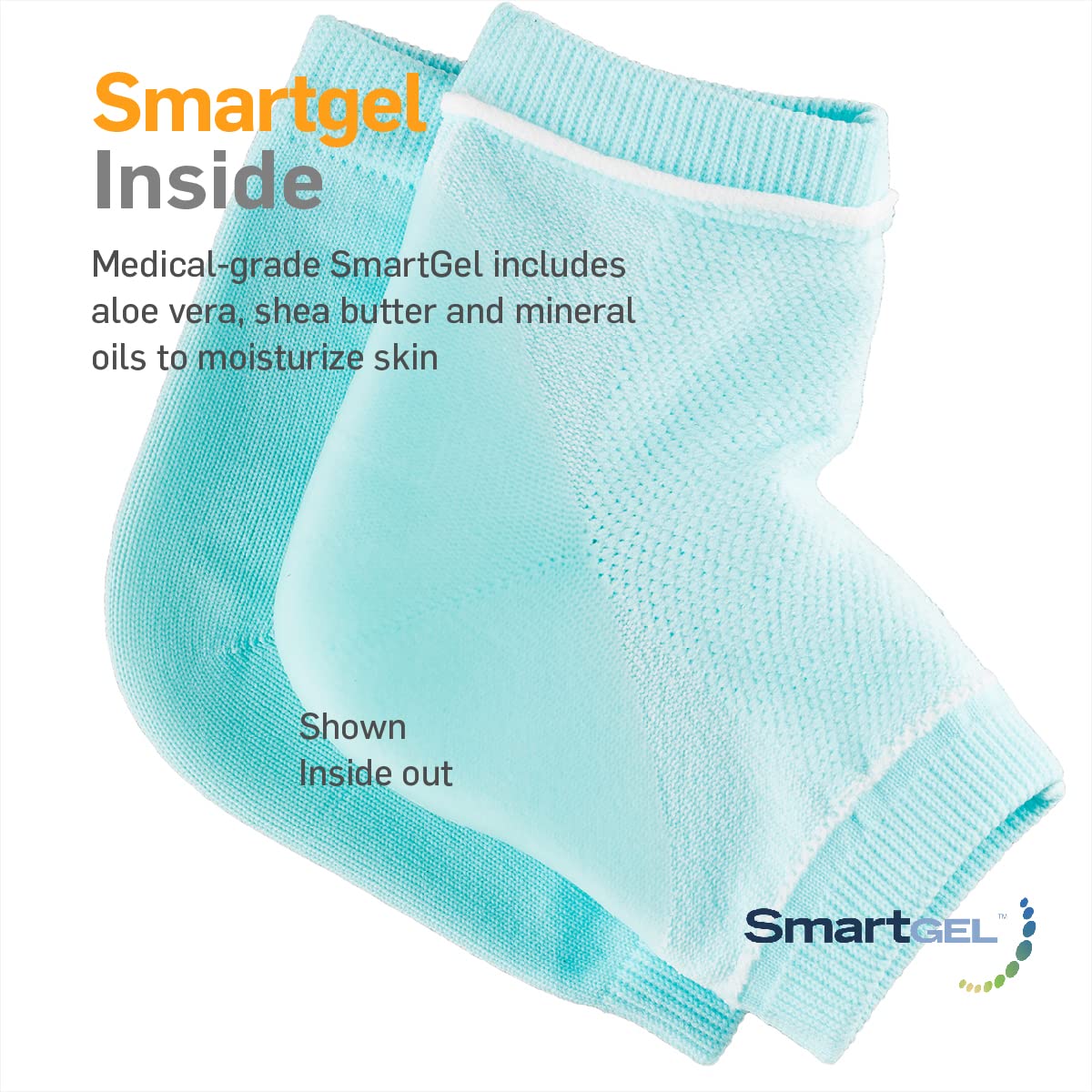 NatraCure Intensive & Vented Moisturizing Gel Heel Sleeve Combo Pack