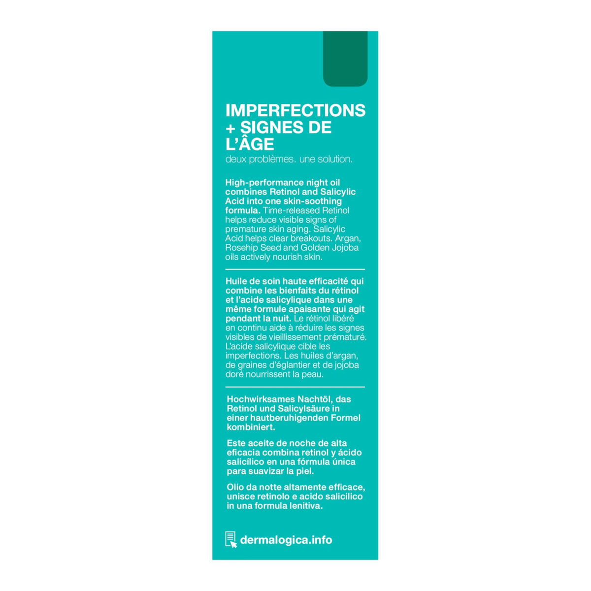 Dermalogica Retinol Clearing Oil Face Serum with Salicylic Acid, 1 fl oz