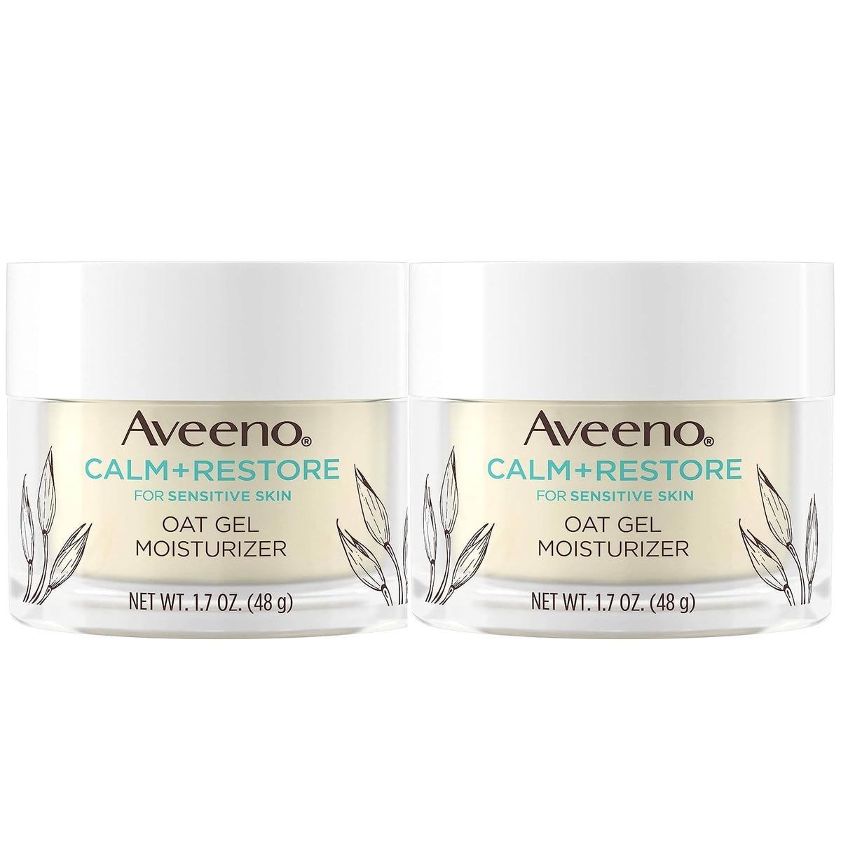 Aveeno Calm + Restore Oat Hydrating Facial Skincare for Sensitive Skin