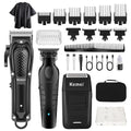 KEMEI 3-in-1 Hair Clipper, Beard Trimmer and Foil Shaver Kit