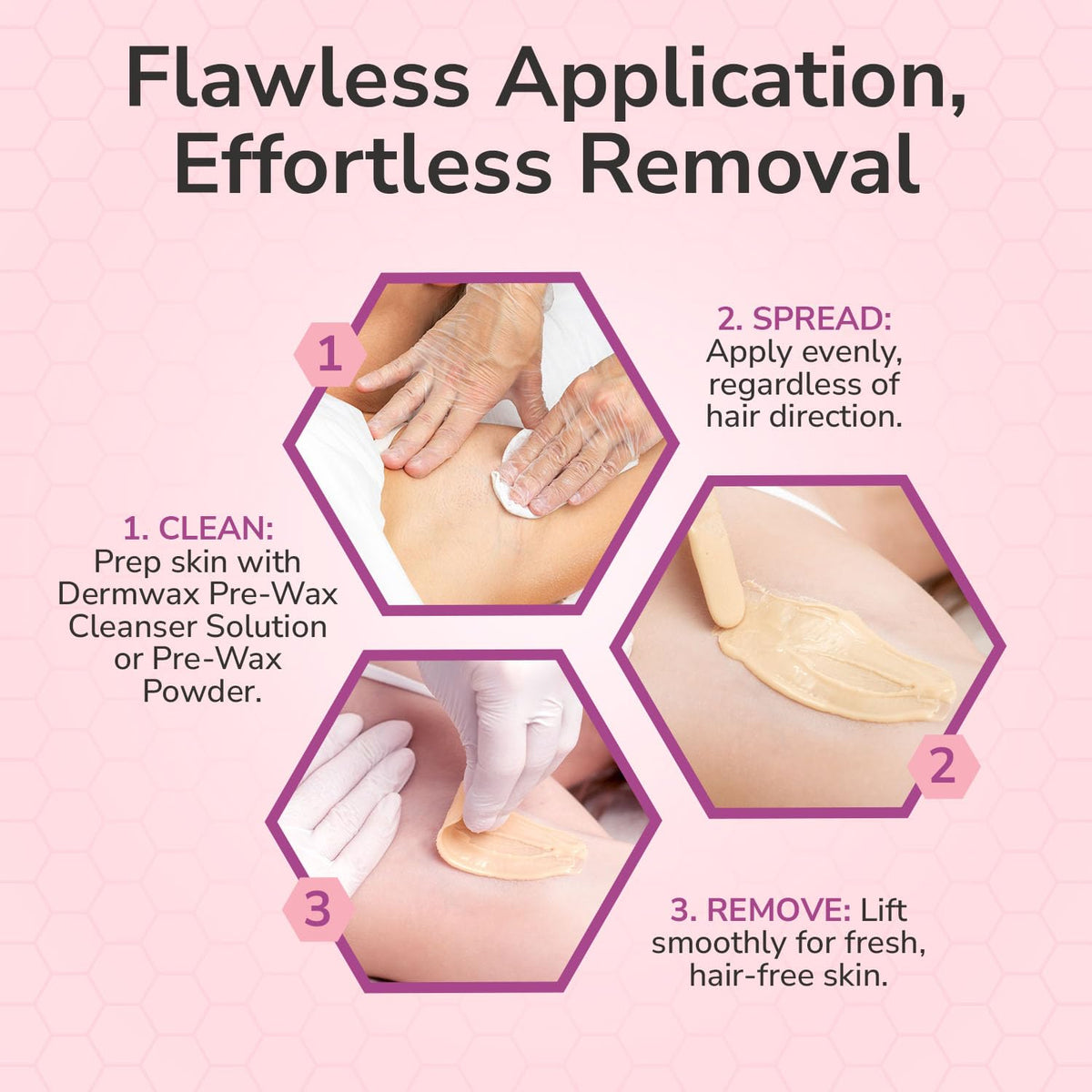 WAXXED Hard Wax Beads for Sensitive Skin, Titanium Dioxide-Infused Hair Removal Wax