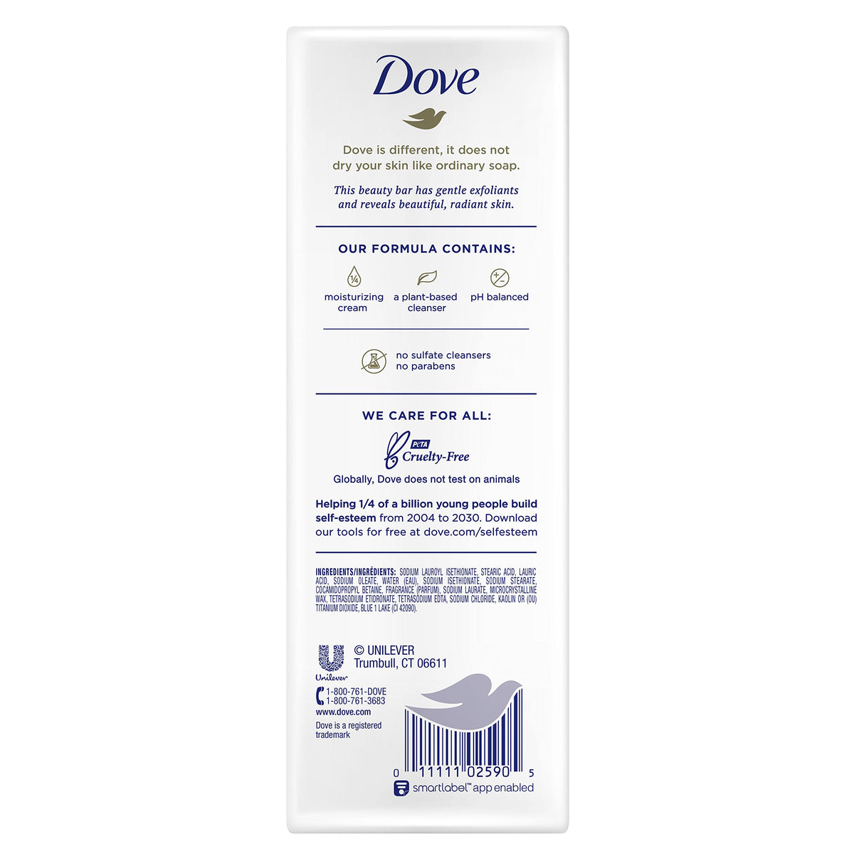 Dove Beauty Bar Moisturizing Skin Cleanser
