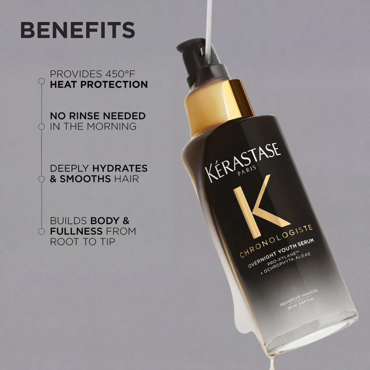 Kérastase Chronologiste Overnight Youth Serum for Aging Hair, Travel Size