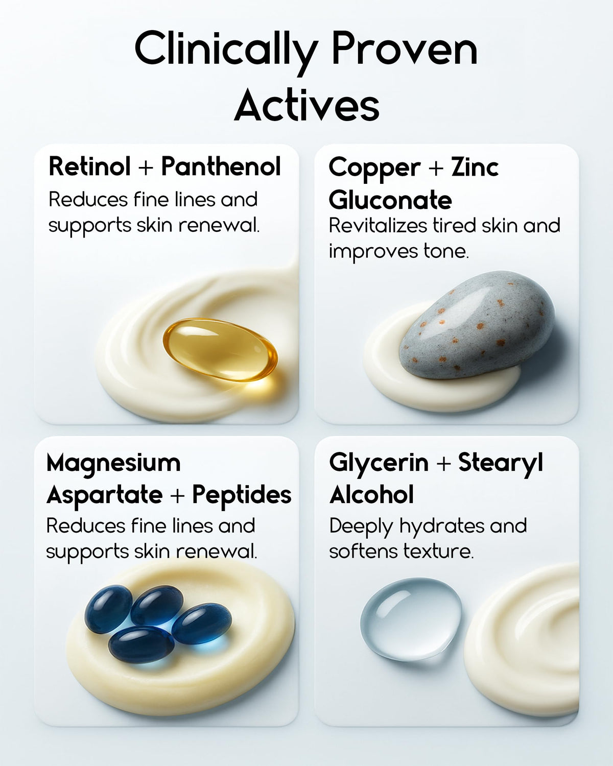Under Eye Cream with Retinol, Hyaluronic Acid & Caffeine