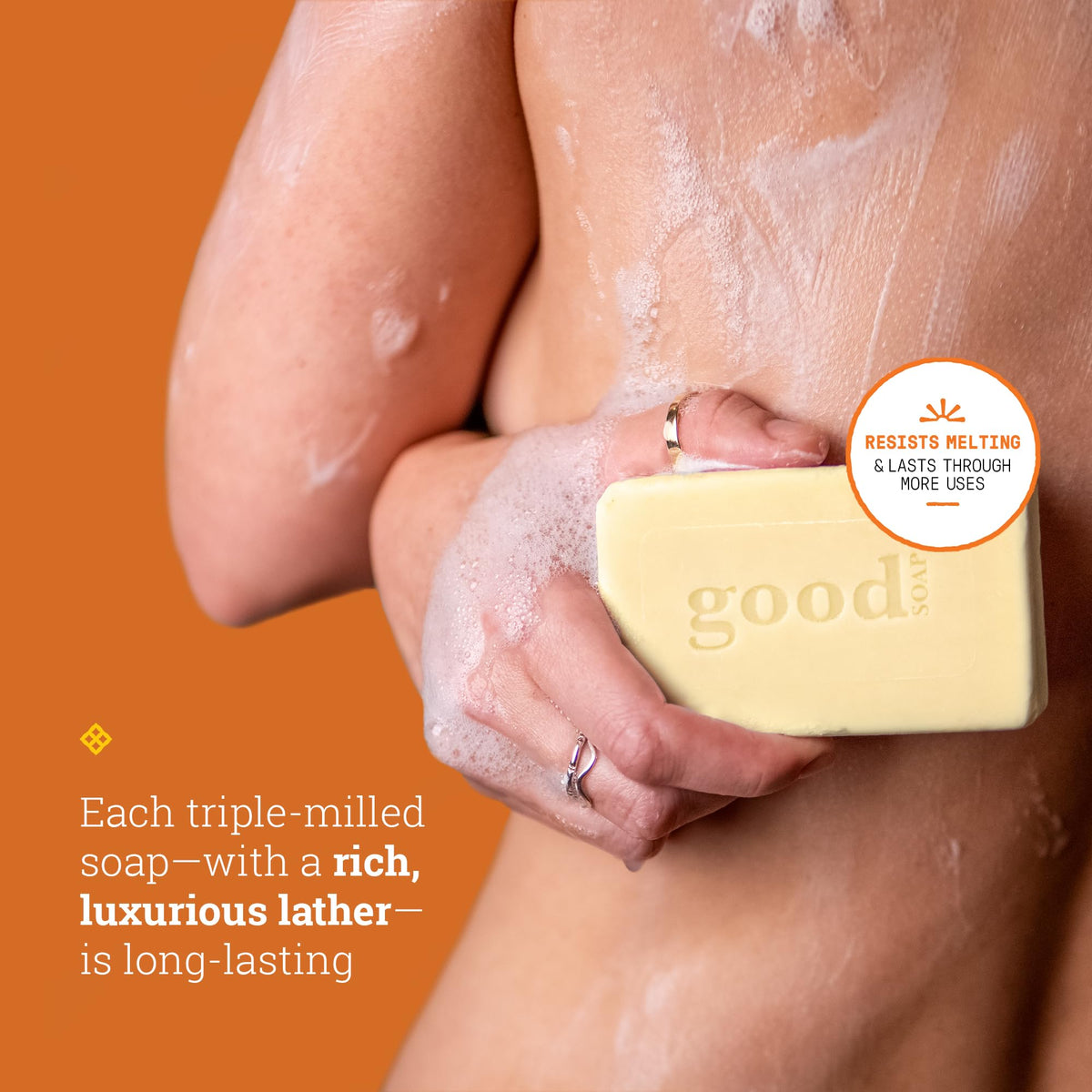 Alaffia Good Soap Hand & Body Bar Soap, 5 oz