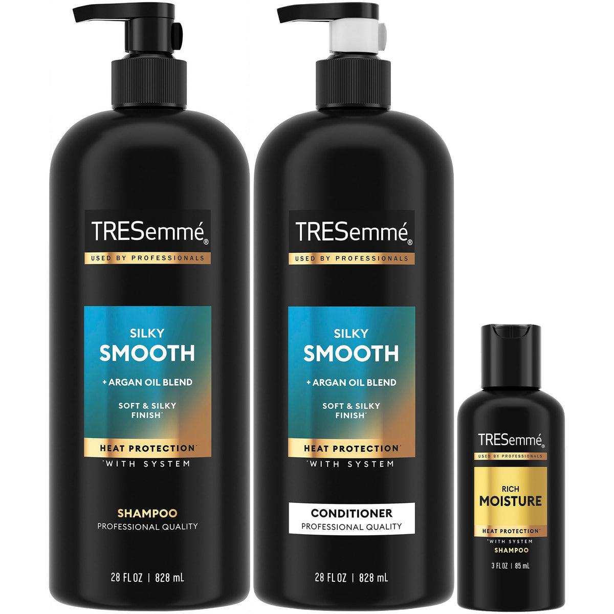 TRESemmé Silky & Smooth Shampoo, Conditioner and Keratin Repair Mask Set