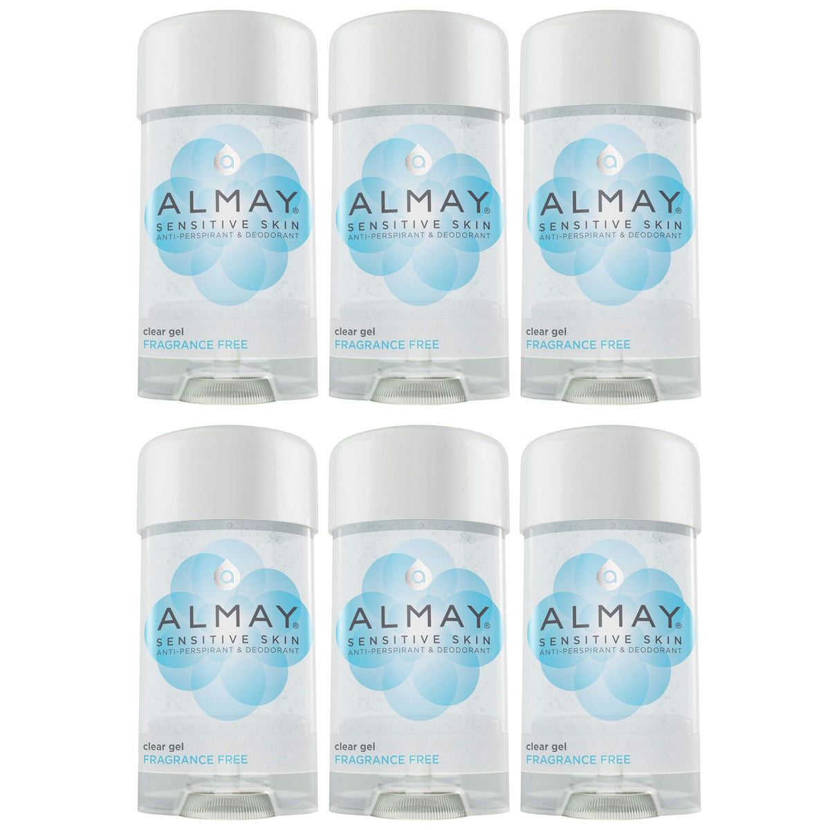 Almay Sensitive Skin Clear Gel Antiperspirant & Deodorant, 2.25 oz