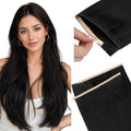 DOORES Remy Human Hair Invisible Tape-In Weft Extensions