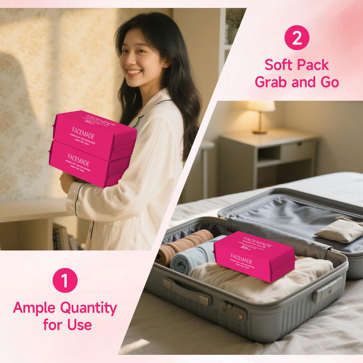 FACEMADE Disposable Face Towels