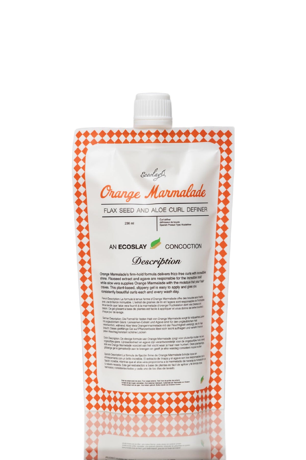 Ecoslay Orange Marmalade Curl Defining Gel