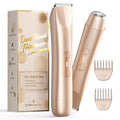 2-in-1 Dual-Head Electric Body Hair Trimmer for Women