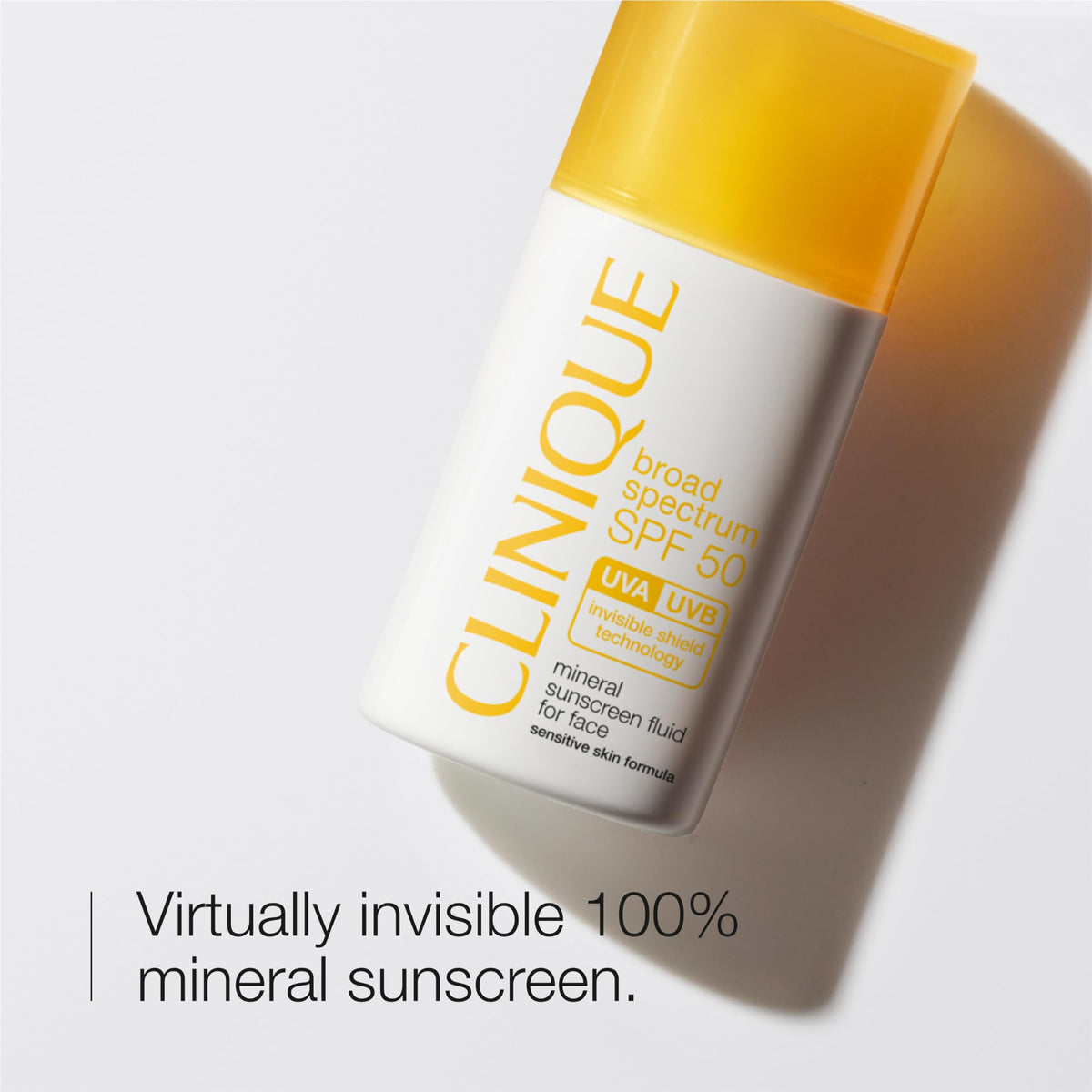 Clinique SPF 50 Mineral Face Sunscreen Fluid with Zinc Oxide