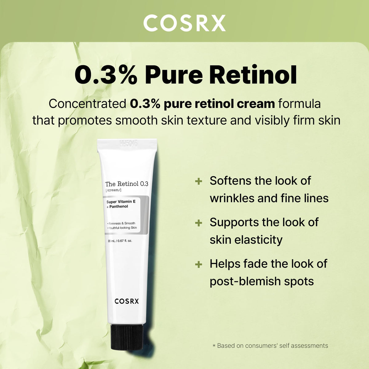 COSRX Retinol 0.3% Anti-Aging Eye & Neck Cream