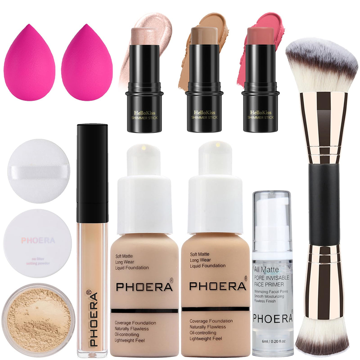 PHOERA Contour Stick Makeup Kit