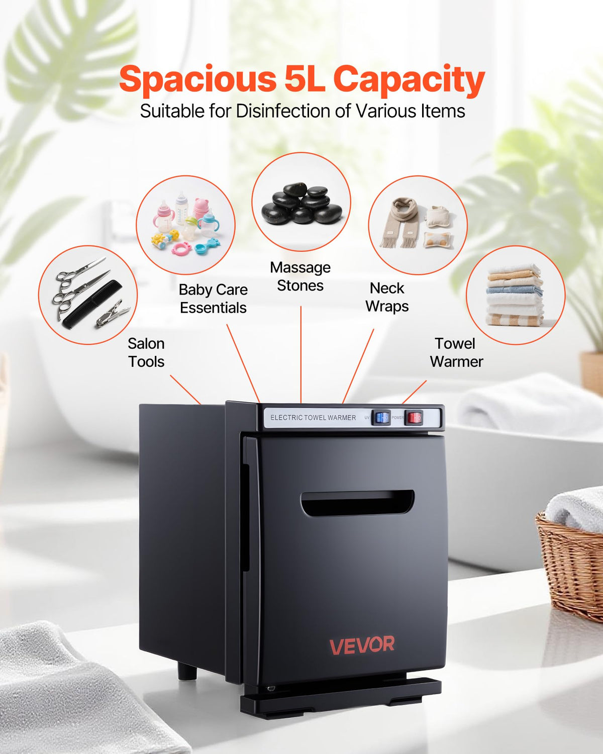 VEVOR Hot Towel Warmer Cabinet