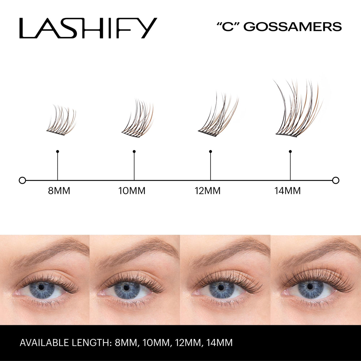 Lashify Curl Gossamer Eyelash Extensions Refill