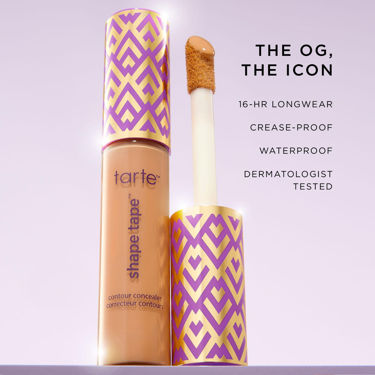 Tarte Shape Tape Full-Coverage Concealer with Double-Ended Brush