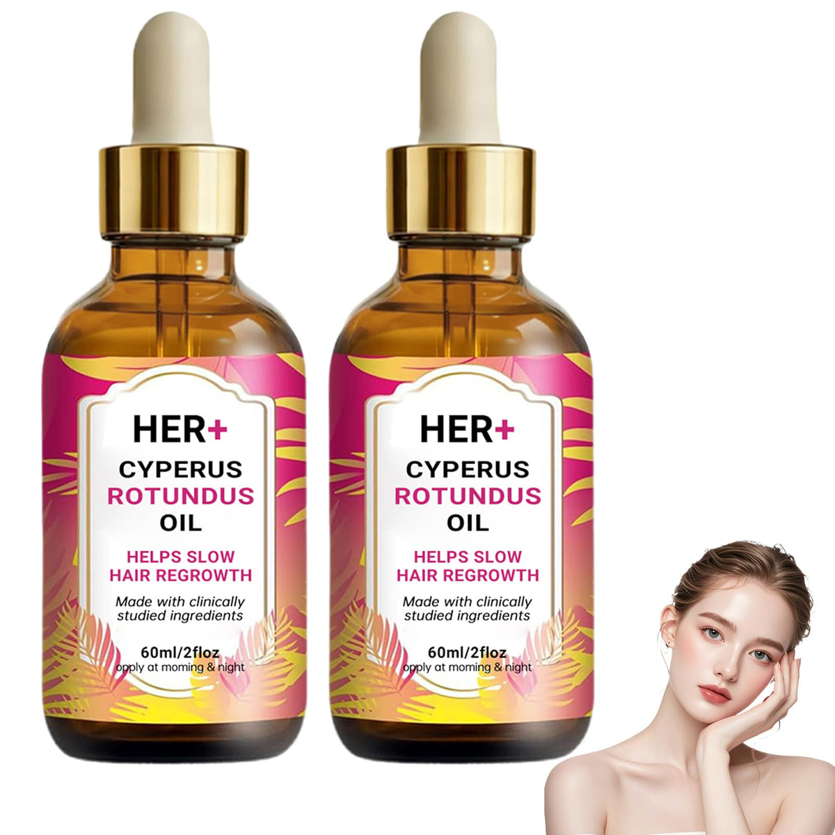 HER+ Cyperus Rotundus Hair Removal Oil