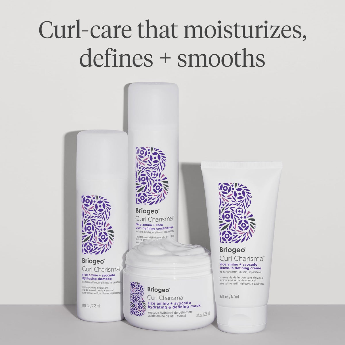 Briogeo Curl Charisma Hydrating Shampoo with Rice Amino Acids and Avocado