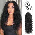 Deep Wave 16 Inch Human Hair Crochet Extensions, 60g