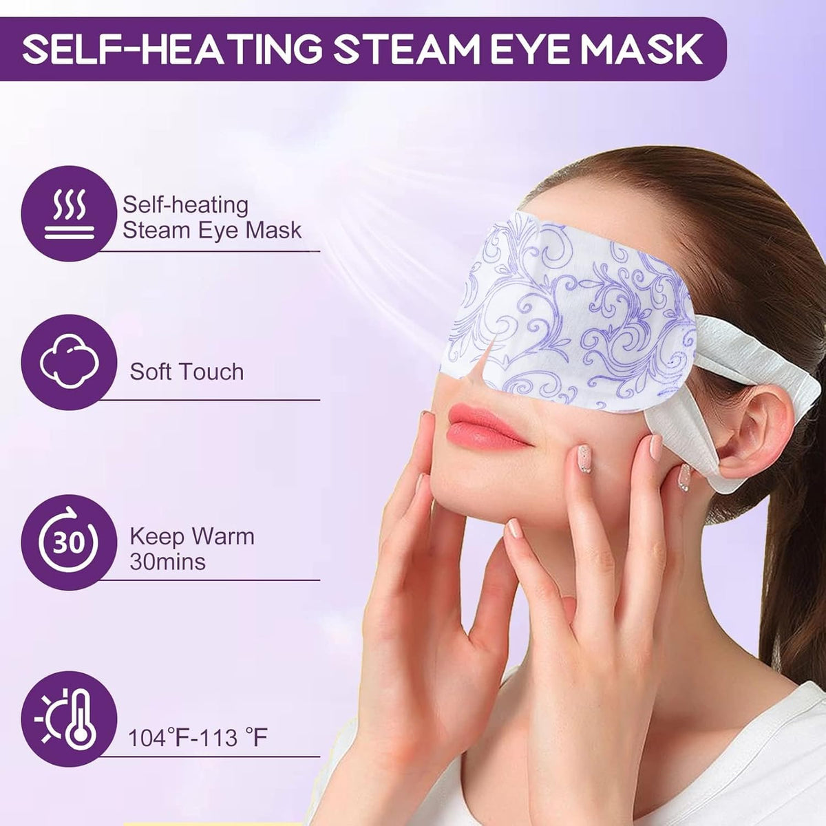 XPCARE Self-Heating Steam Eye Masks