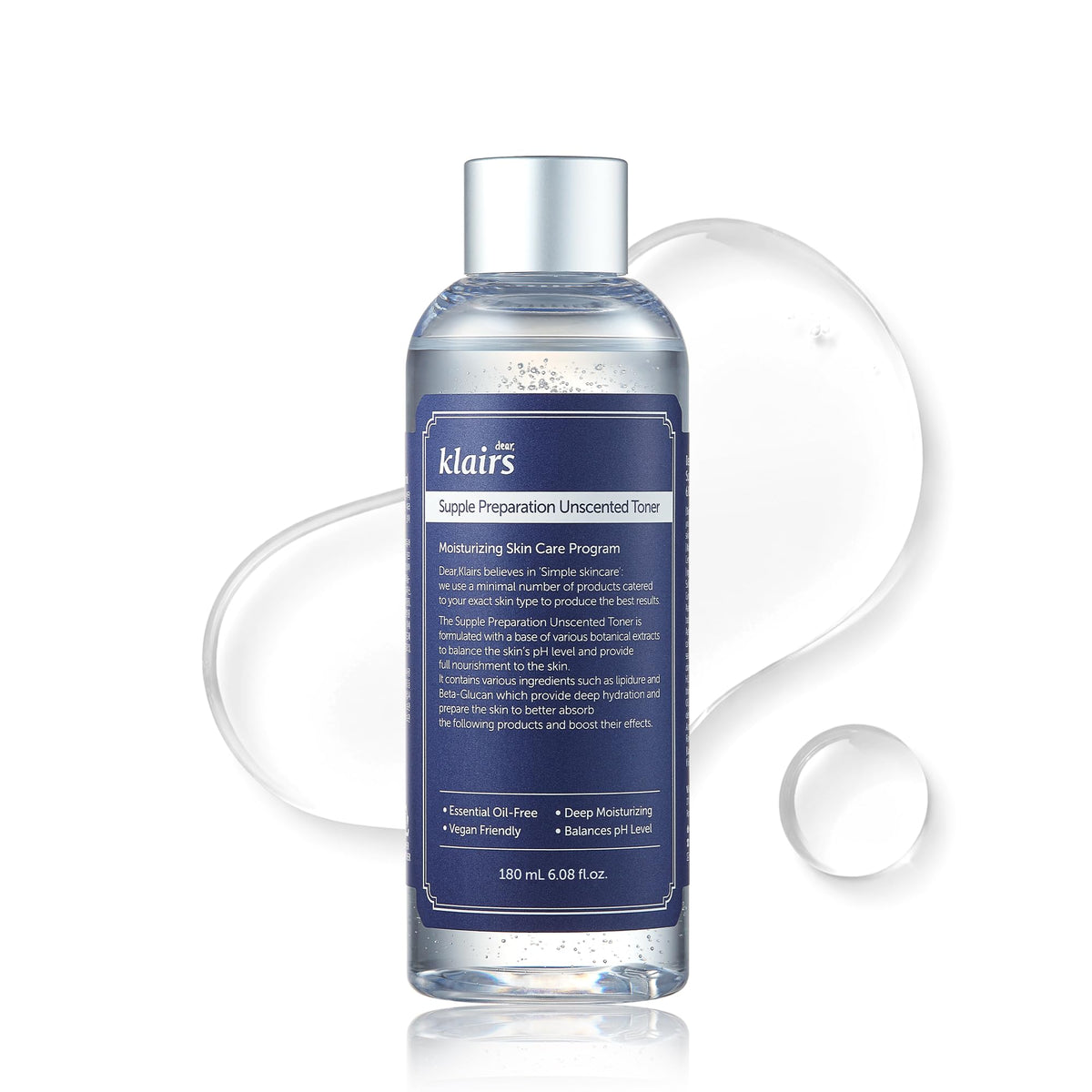 DearKlairs Unscented Hyaluronic Acid Toner for Sensitive Skin