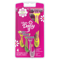Gillette Daisy 3 Women's Disposable Razors, 4 Count