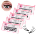 Individual False Eyash Clusters Synthetic Fiber Lash Extensions