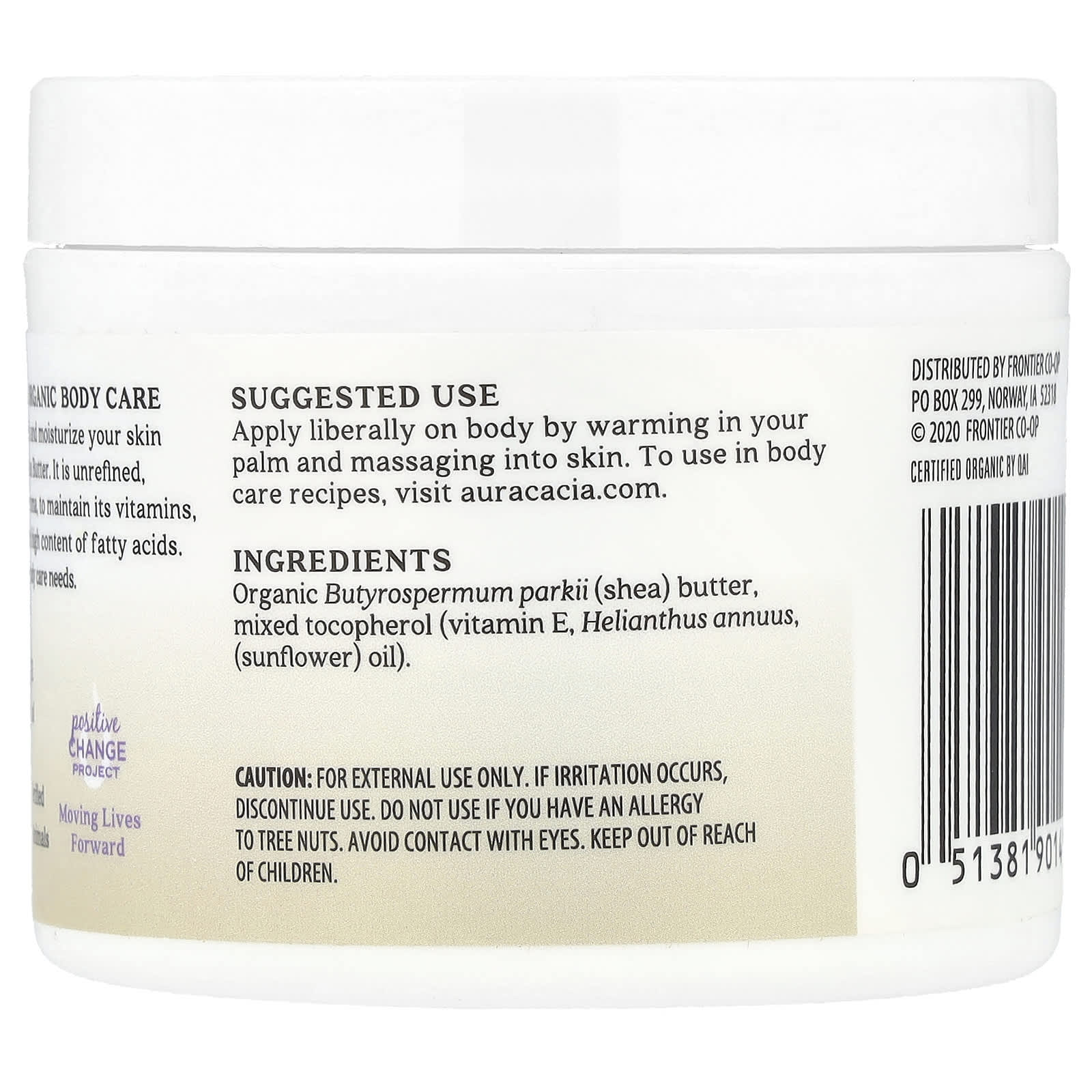Aura Cacia, Organic Shea Butter, 3.25 oz (92 g)