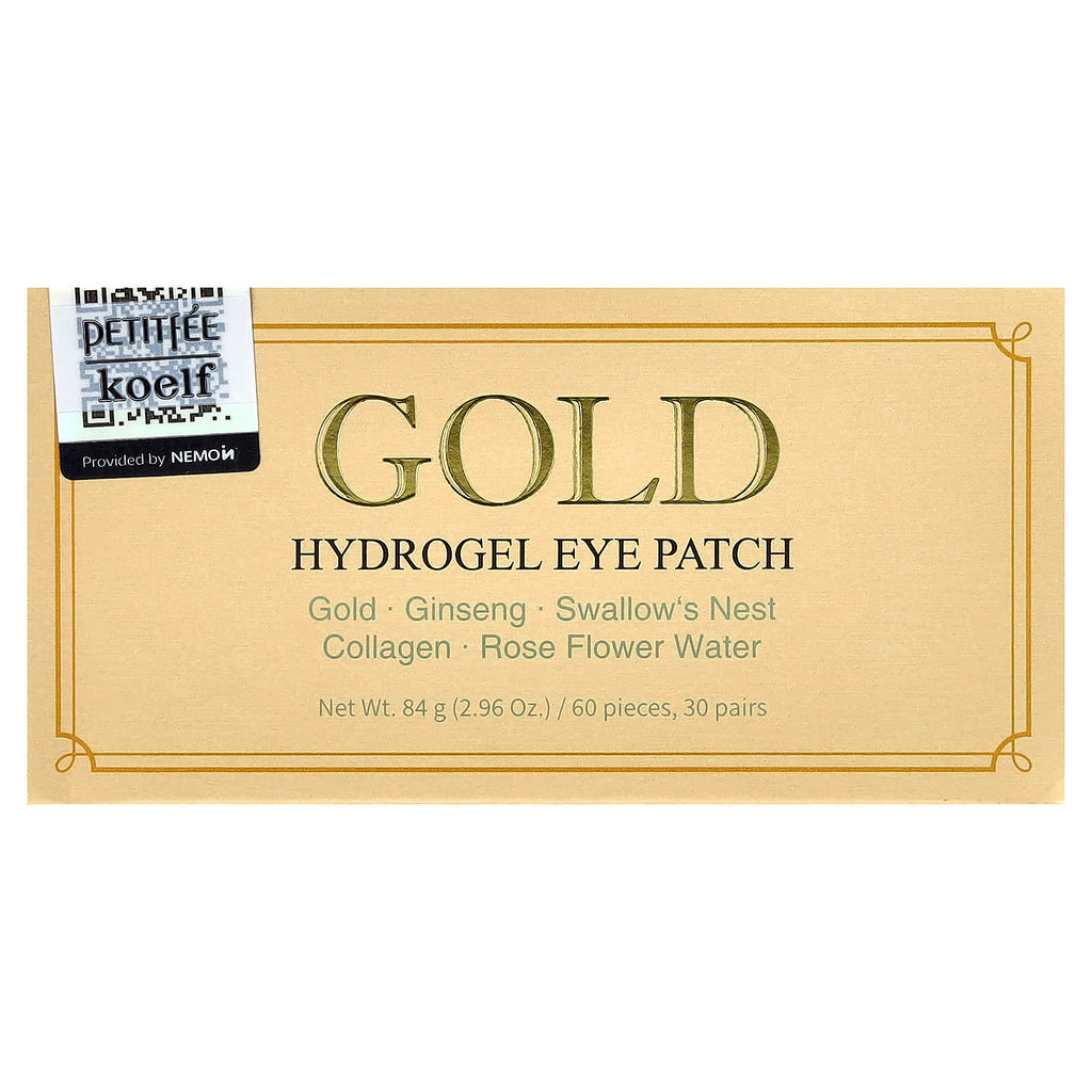 Petitfee, Gold Hydrogel Eye Patch, 60 Patches