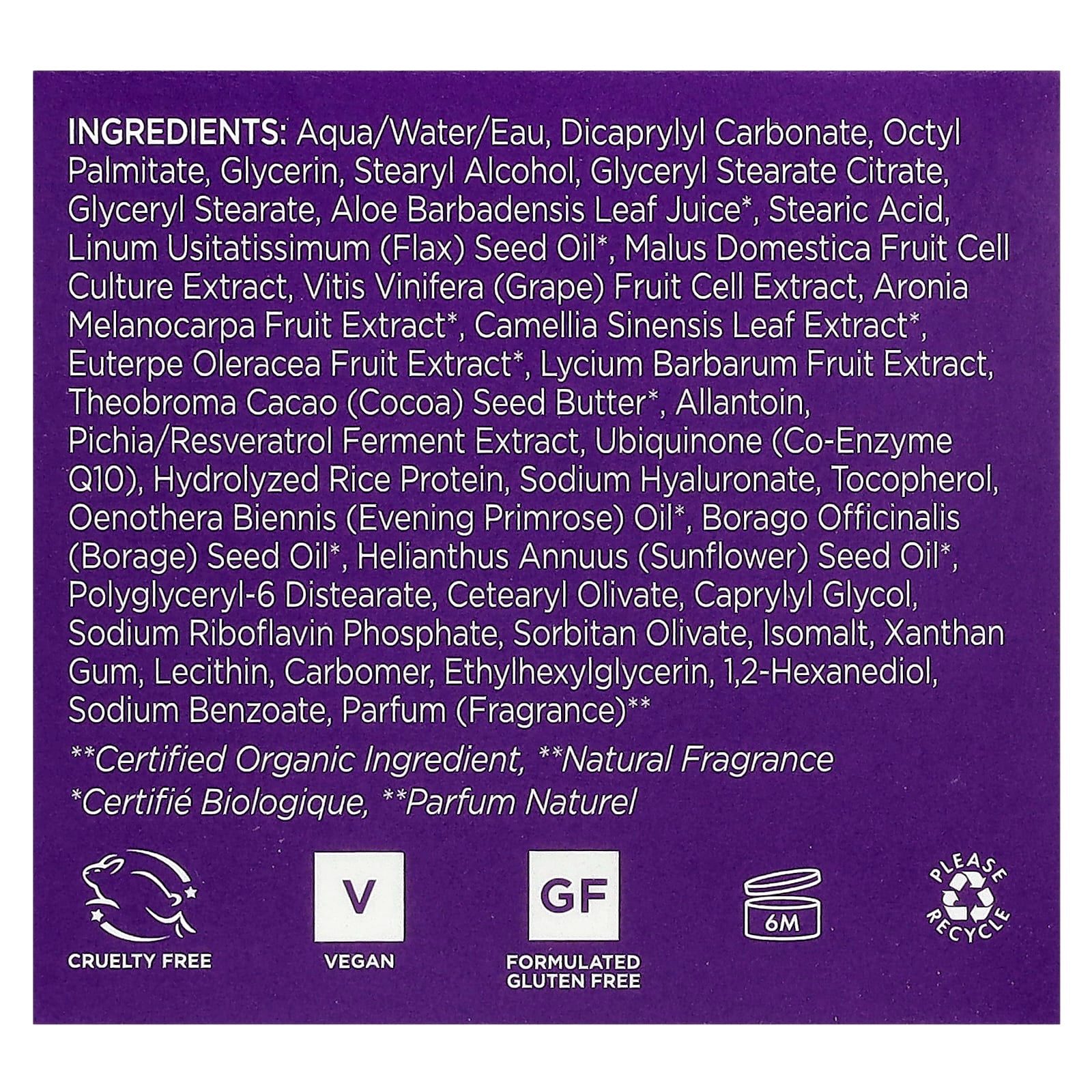 Andalou Naturals, Night Repair Cream, Resveratrol Q10, 1.7 oz (50 g)