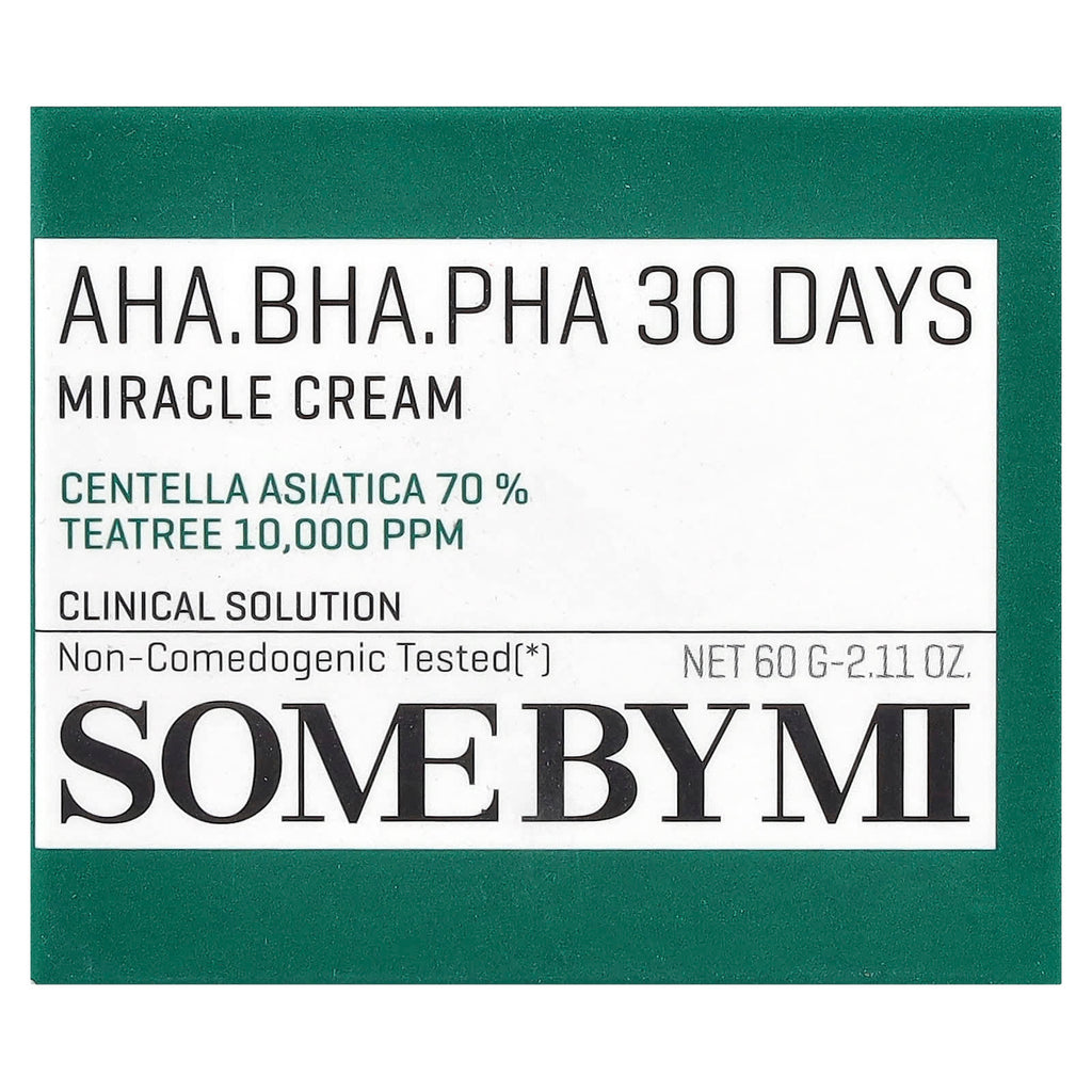 SOME BY MI, AHA. BHA. PHA 30 Days Miracle Cream, 2.11 oz (60 g)