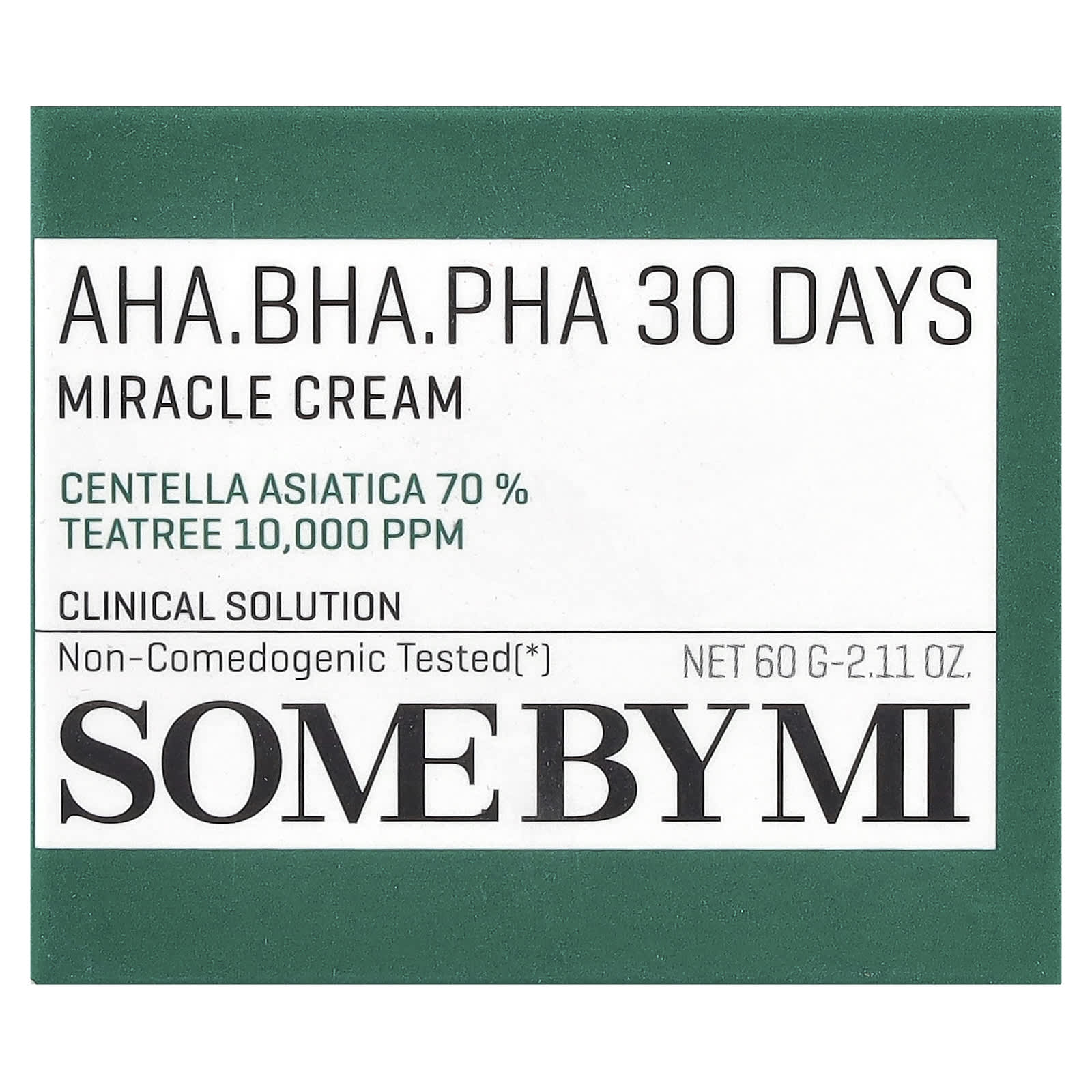 SOME BY MI, AHA. BHA. PHA 30 Days Miracle Cream, 2.11 oz (60 g)