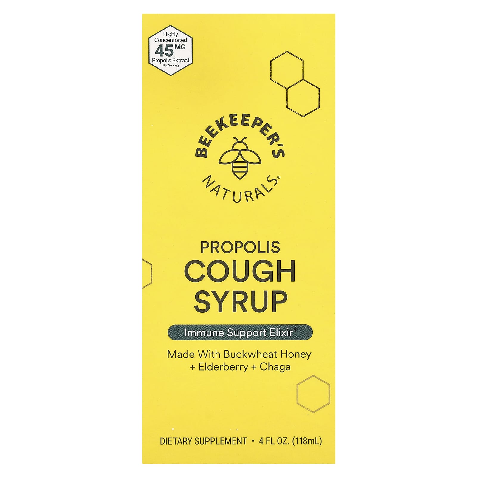 Beekeeper's Naturals, Propolis Cough Syrup, 4 fl oz (118 ml)