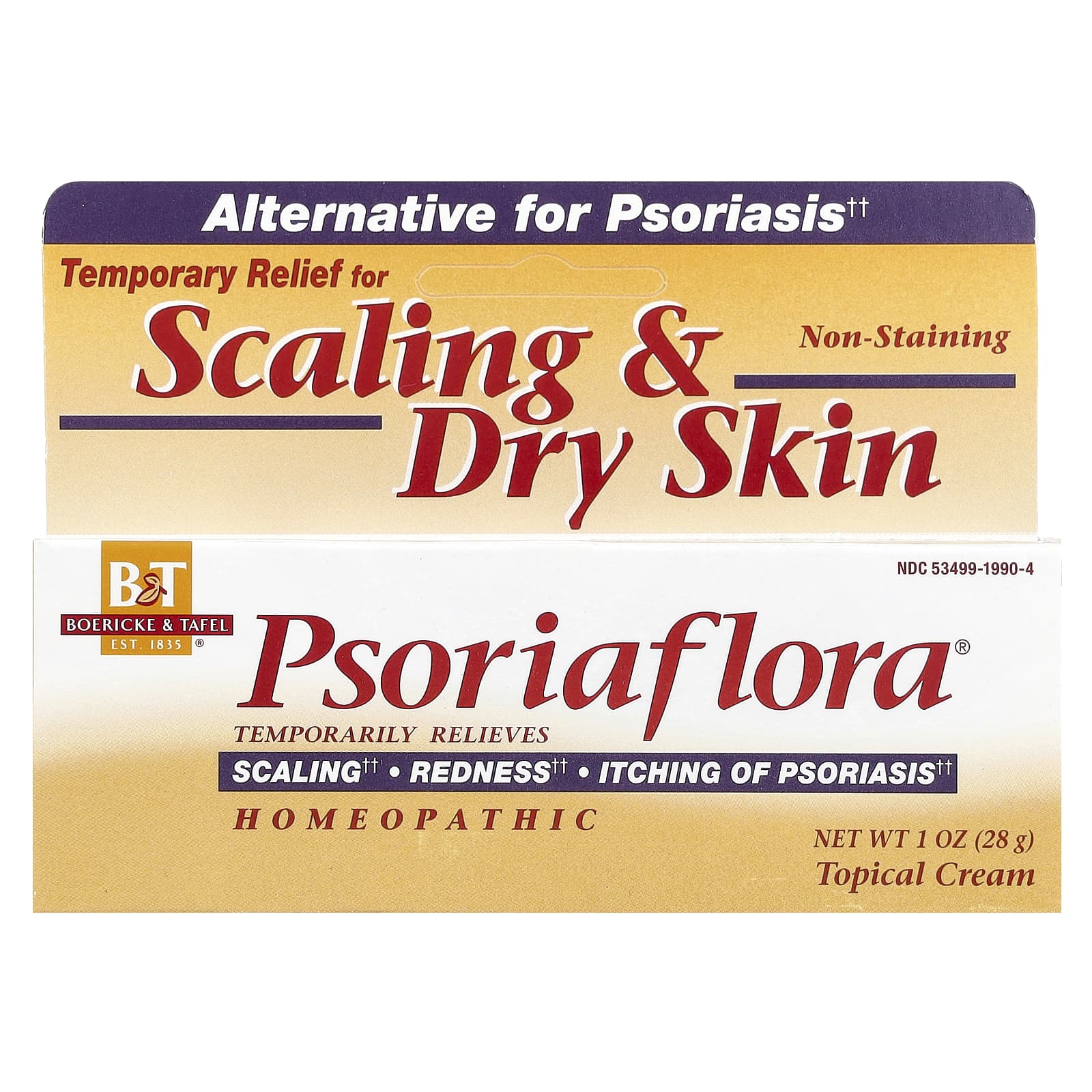 Boericke & Tafel, Psoriaflora®, Topical Cream, 1 oz (28 g)