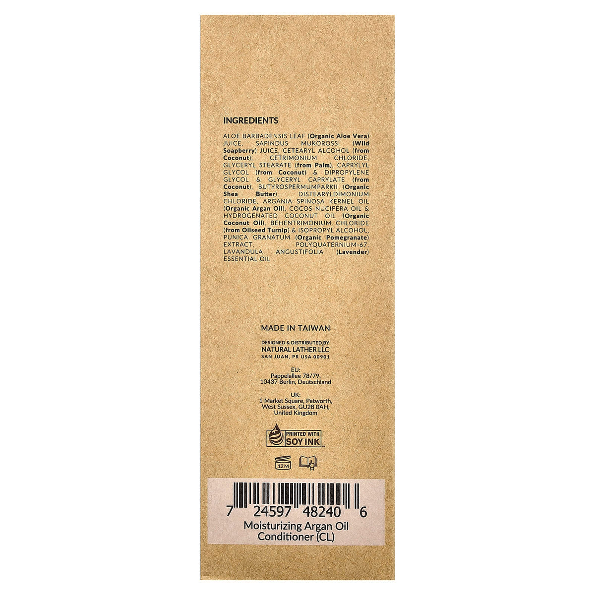Tree To Tub, Moisturizing Argan Oil Conditioner, For Dry Hair & Sensitive Scalp, Relaxing Lavender , 8.5 fl oz (250 ml)