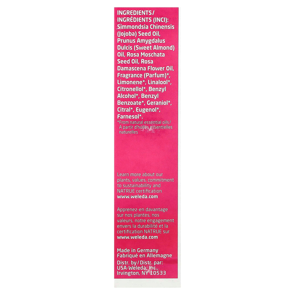 Weleda, Pampering Body & Beauty Oil, Wild Rose Extracts, 3.4 fl oz (100 ml)