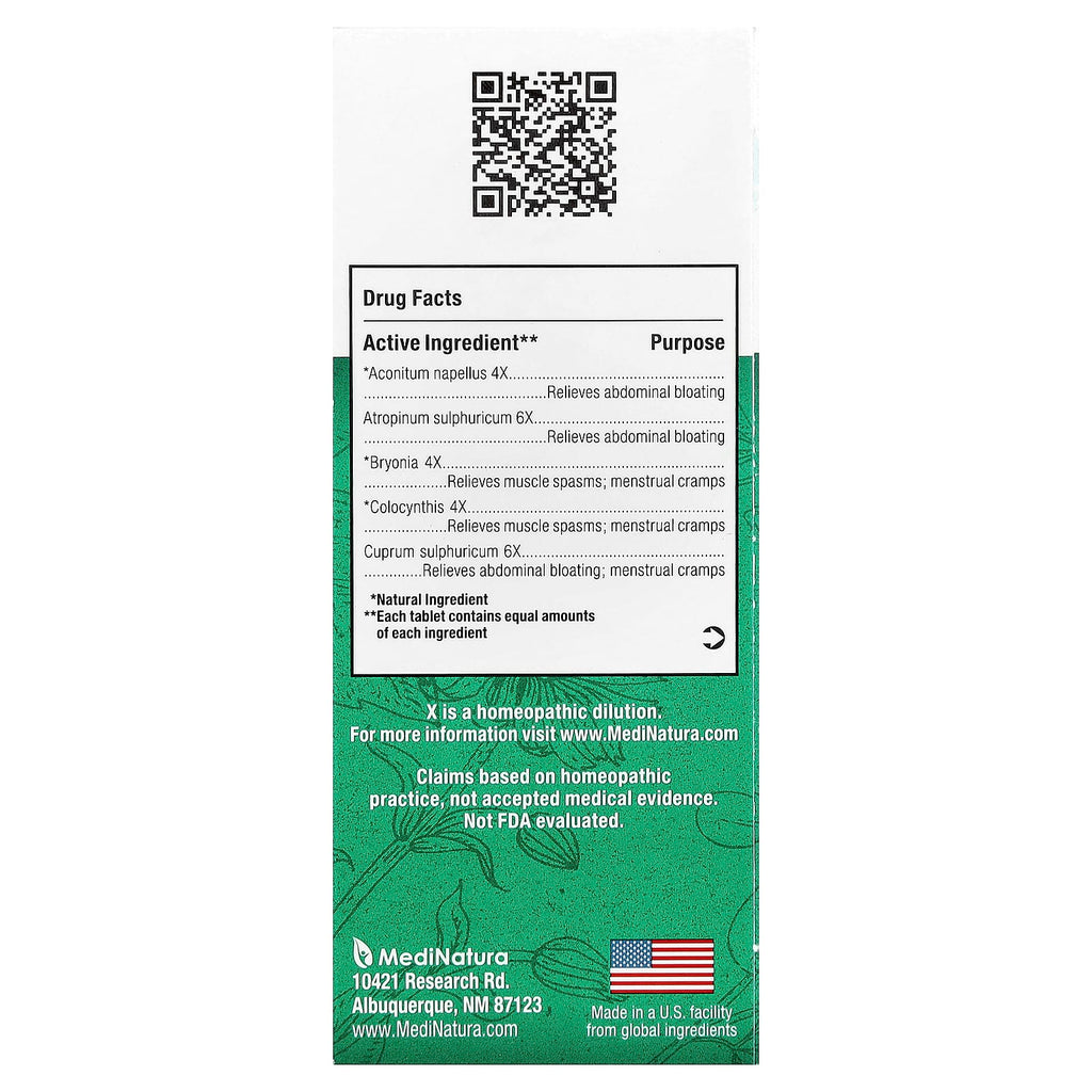 MediNatura, BHI, Spasm Pain, 100 Tablets
