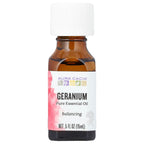 Aura Cacia, Pure Essential Oil, Geranium, 0.5 fl oz (15 ml)