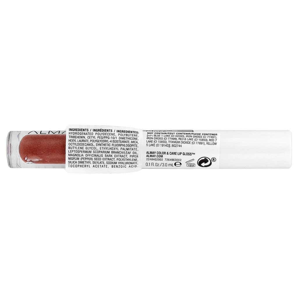 Almay, Color & Care Lip Gloss™, 200 Rose Glow, 0.1 fl oz (3 ml)
