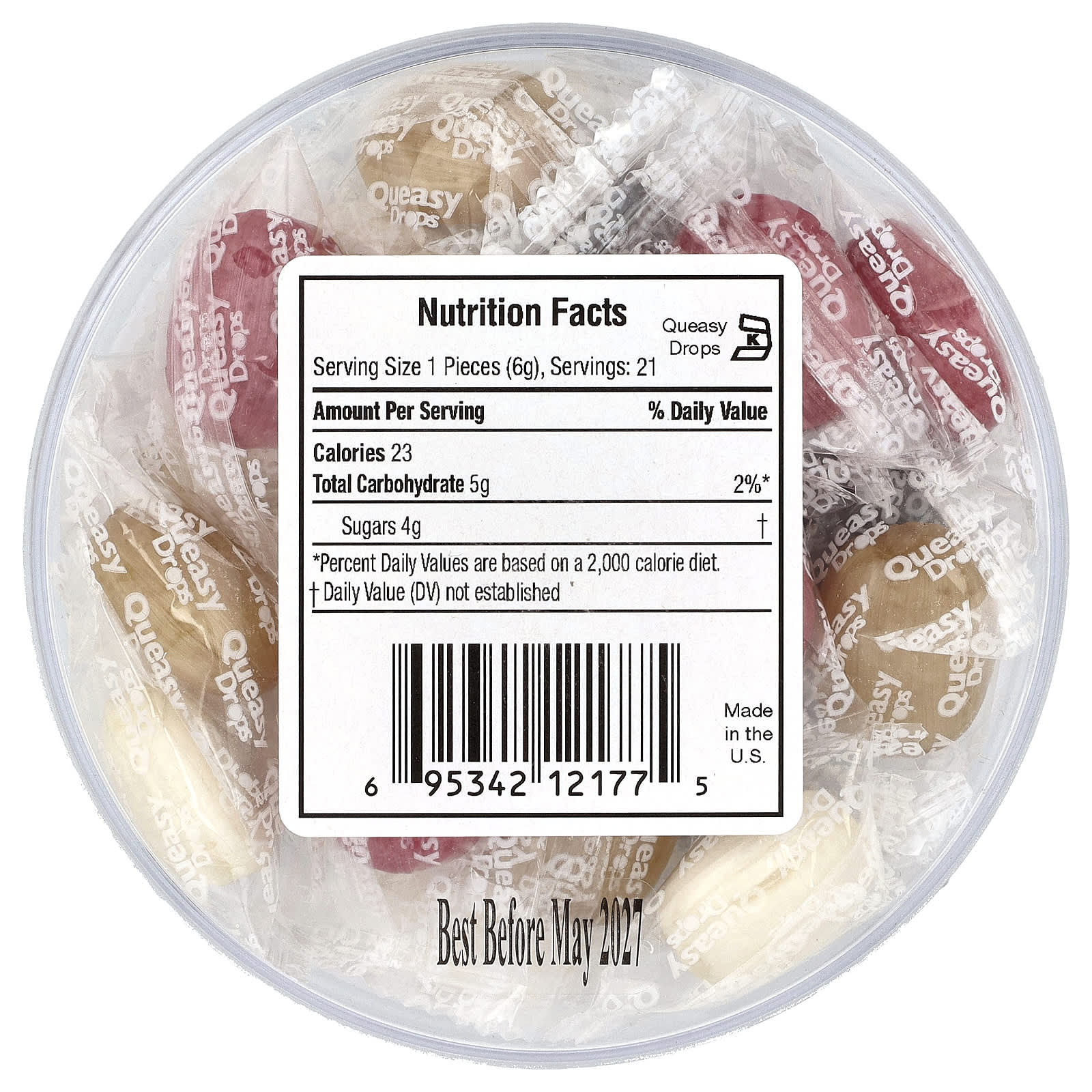 Preggie, Queasy Drops®, Assorted, 21 Pieces