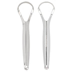 basicConcepts, Stainless Steel Tongue Scrapers with Travel Cases, 2 Count