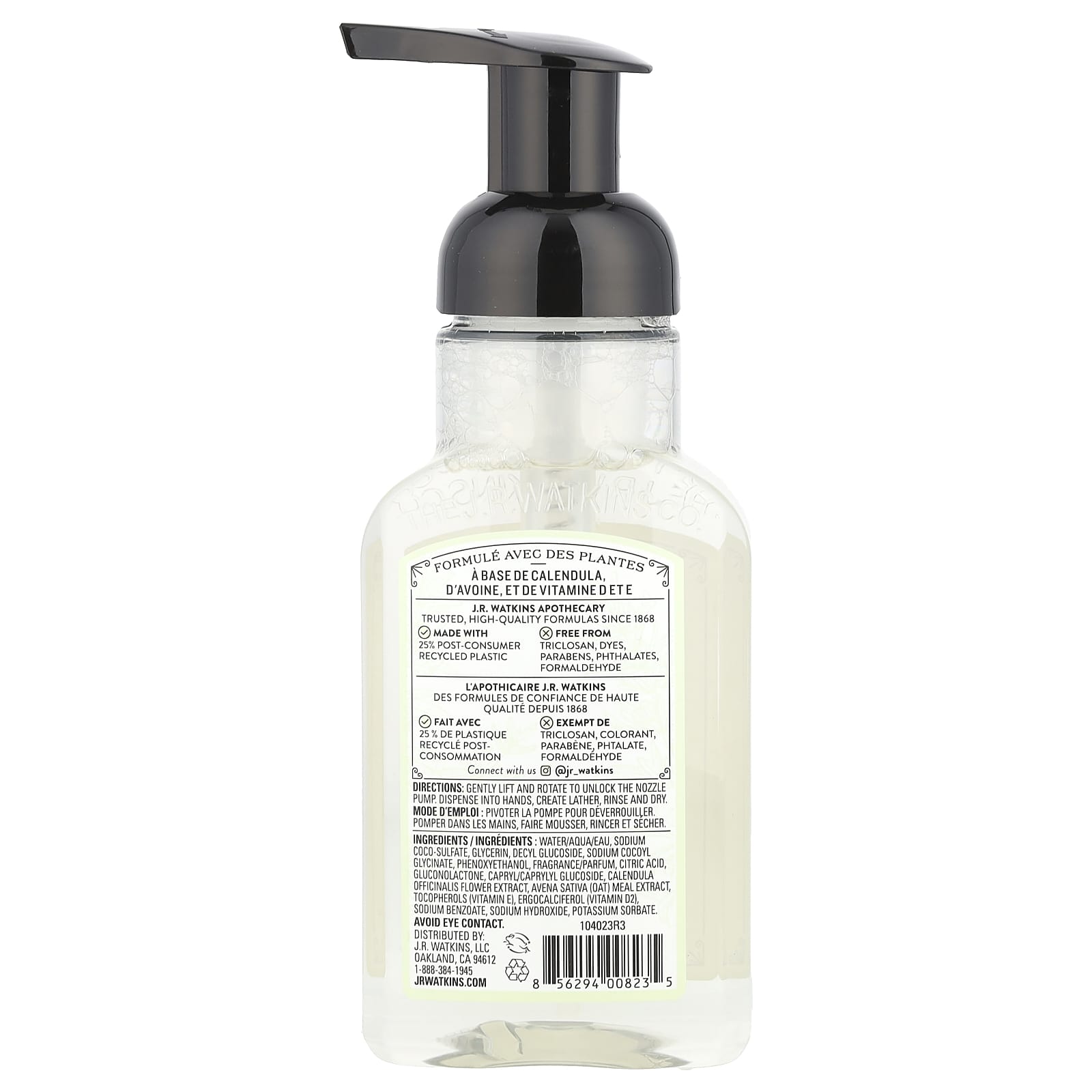 J R Watkins, Foaming Hand Soap, Neroli & Thyme, 9 fl oz (266 ml)