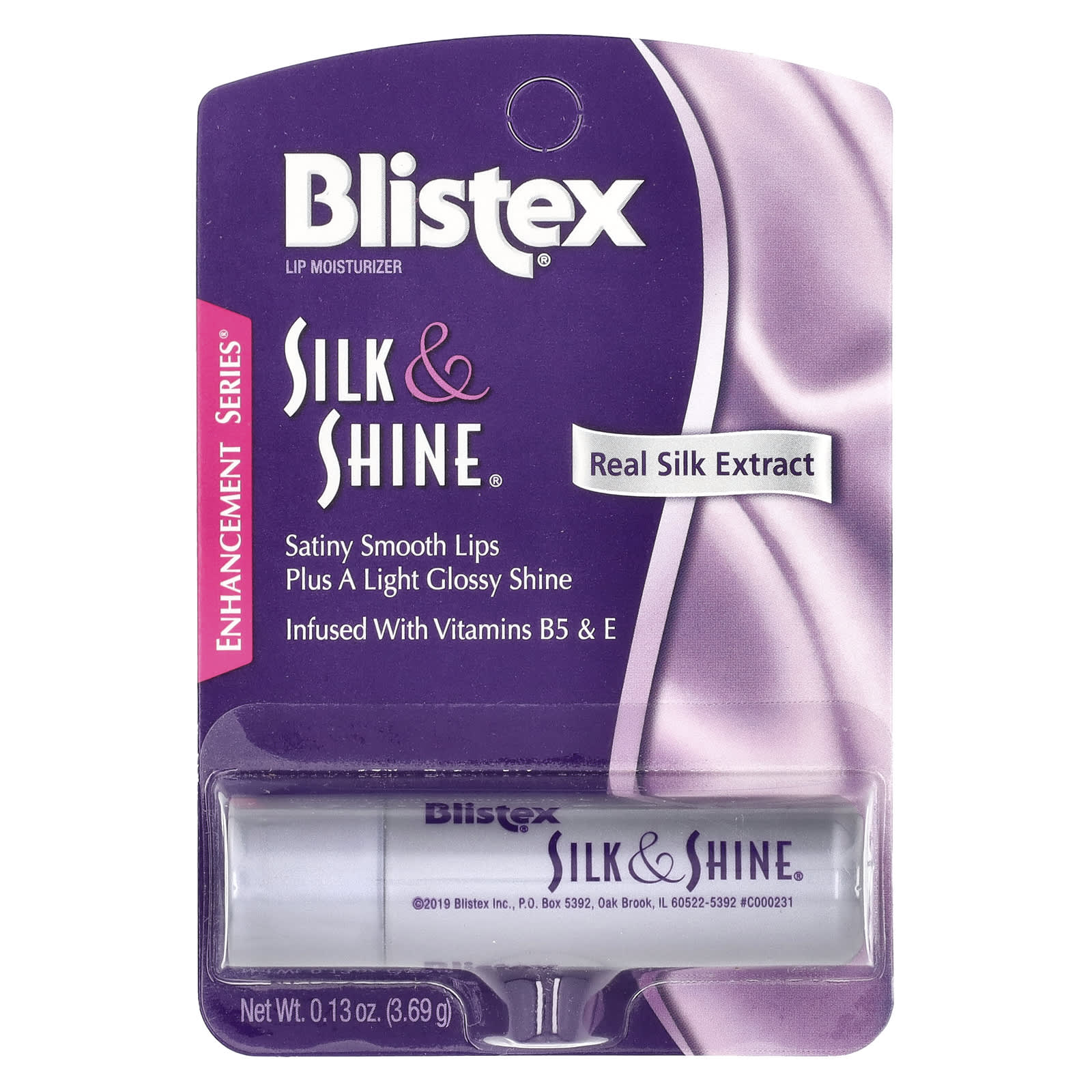 Blistex, Lip Moisturizer, Silk & Shine, 0.13 oz (3.69 g)