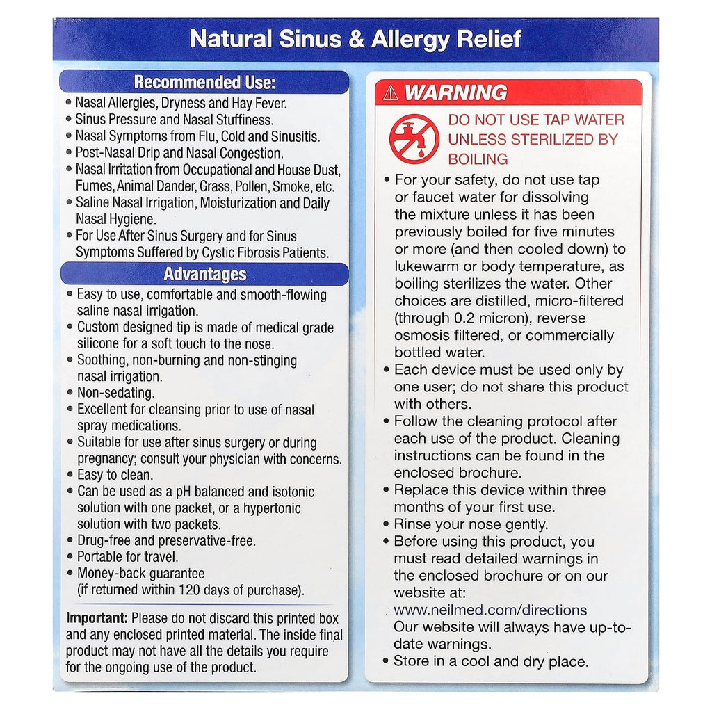 Squip, NeilMed® Squeezie®, All Natural Sinus Relief, 1 Kit