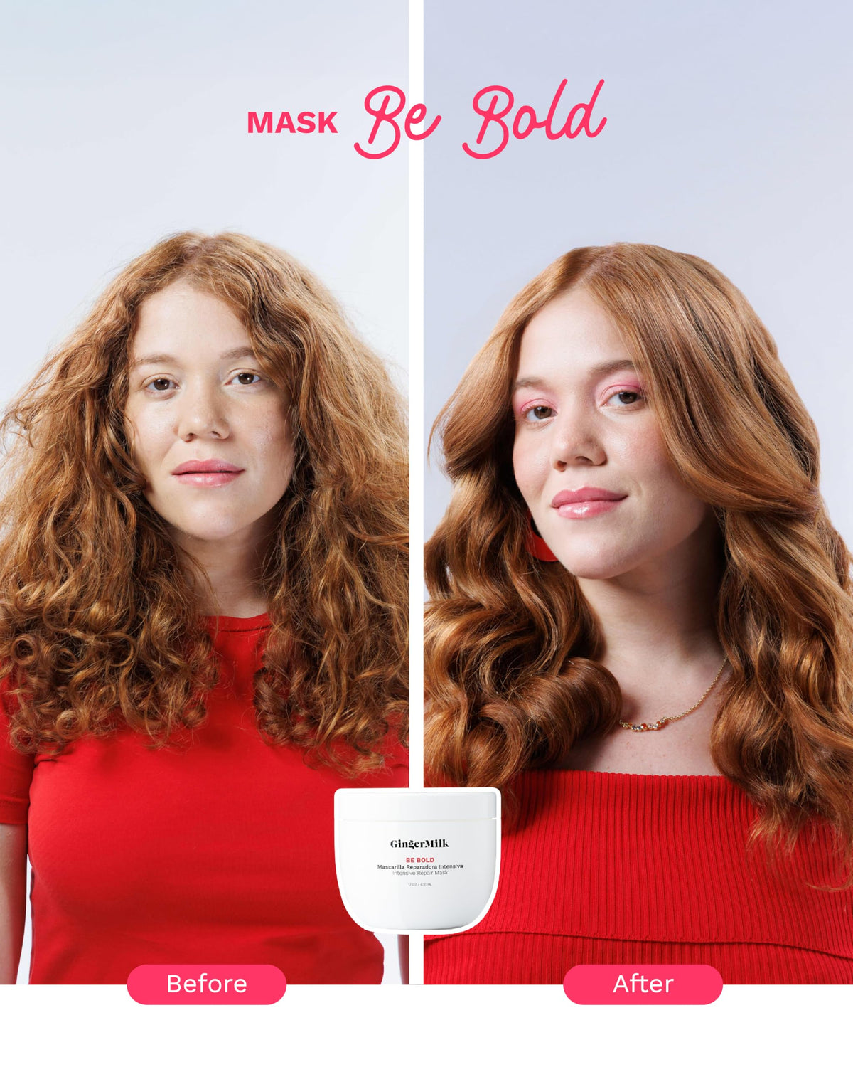 BE BOLD Ginger Milk Intensive Repair Hair Mask