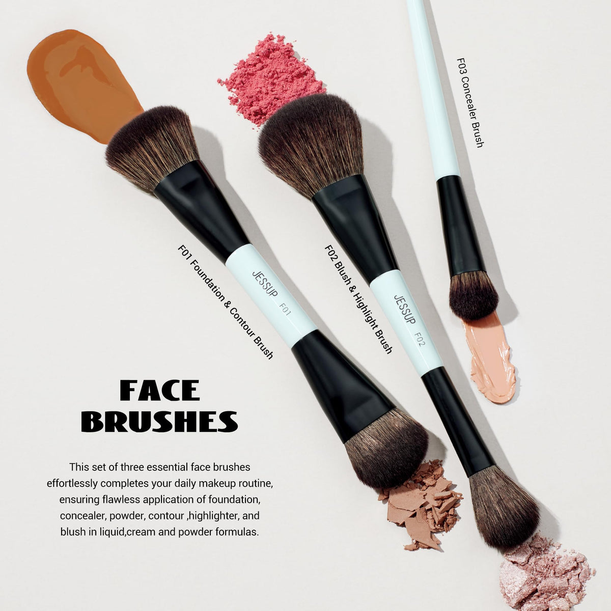 Makeup Brush Set Cosmetic Application Tools
