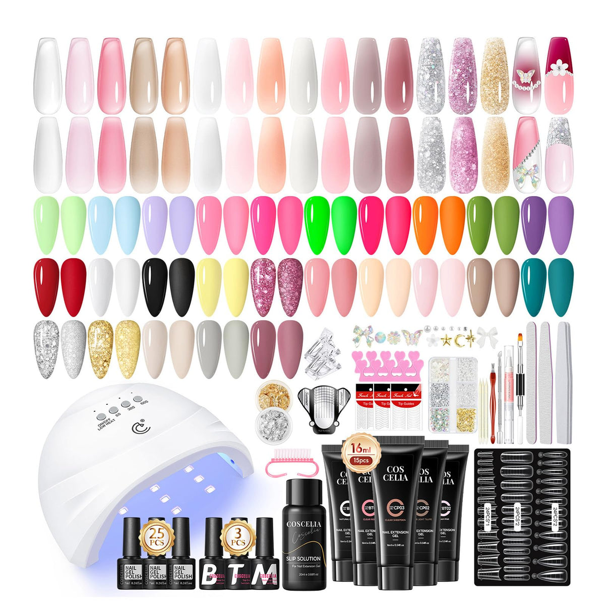 COSCELIA Poly Nail Gel Extension Kit
