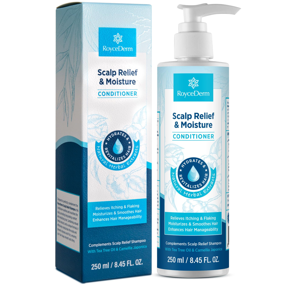 RoyceDerm Coal Tar Dandruff Shampoo for Medicated Scalp Relief