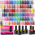 MEFA Gel Nail Polish Set for DIY Manicure and Nail Art